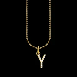 Thomas Sabo Halsband BOKSTAV Y Guld KE2264-414-14