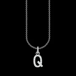 Thomas Sabo Halsband BOKSTAV Q Silver KE2256-051-14