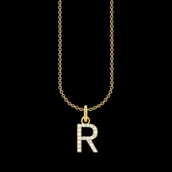 Thomas Sabo Halsband BOKSTAV R Guld KE2257-414-14