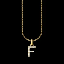 Thomas Sabo Halsband BOKSTAV F Guld KE2245-414-14