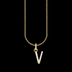 Thomas Sabo Halsband BOKSTAV V Guld KE2261-414-14