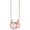 Thomas Sabo Halsband FOREVER TOGETHER Liten Rosé – KE1488-416-40 (MEGA KAMPANJ)