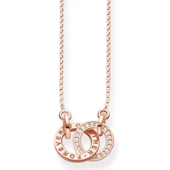 Thomas Sabo Halsband FOREVER TOGETHER Liten Rosé – KE1488-416-40 (MEGA KAMPANJ)