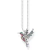 Thomas Sabo Halsband Färgglad Kolibri Silver – KE1969-340-7