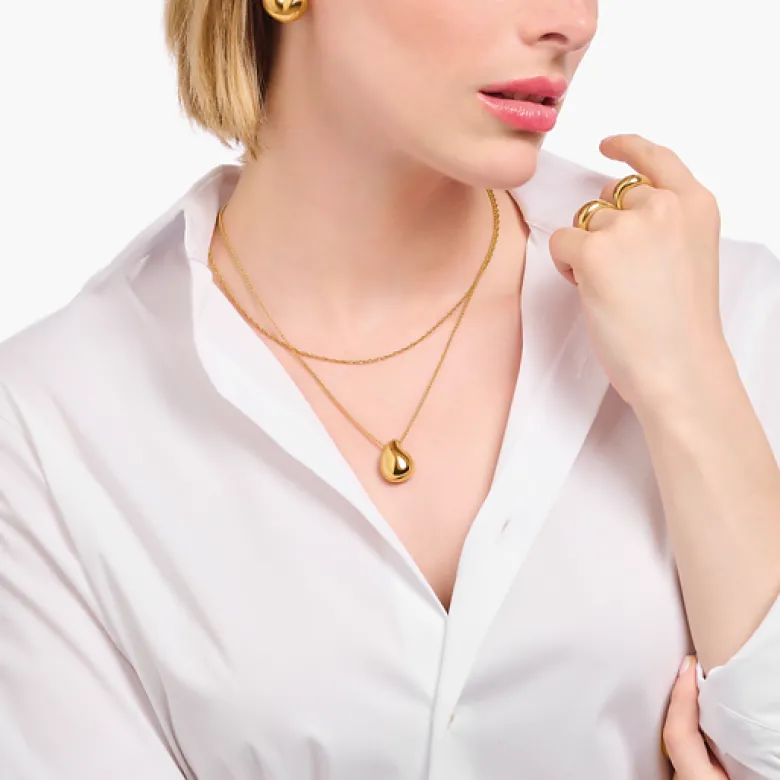 Thomas Sabo Halsband Guld KE2281-413-39