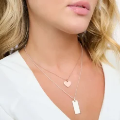 Thomas Sabo Halsband hjärta roséguld – KE2128-415-40