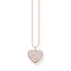 Thomas Sabo Halsband hjärta rosé – KE2127-416-14