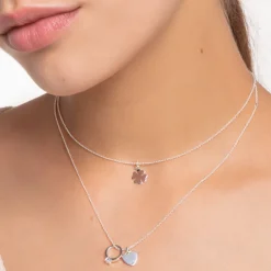 Thomas Sabo Halsband Klöverblad Silver – KE2037-001-21