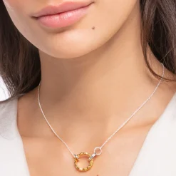 Thomas Sabo Halsband Krona Guld Large – KE1988-849-7