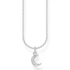 Thomas Sabo Halsband Måne Pavé Silver – KE2050-051-14