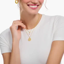 Thomas Sabo Halsband Pärla Guld KE2238-430-14