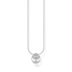 Thomas Sabo Halsband pärlor med vita stenar silver – KE2120-167-14