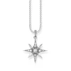 Thomas Sabo Halsband Royalty Stjärna Vit – KE1825-643-14