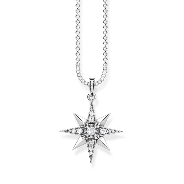 Thomas Sabo Halsband Royalty Stjärna Vit – KE1825-643-14