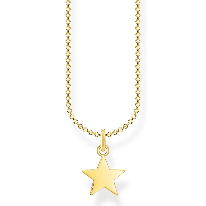 Thomas Sabo Halsband Stjärna Guld – KE2053-413-39