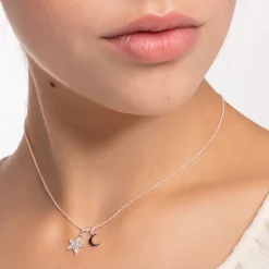 Thomas Sabo Halsband Stjärna & Måne – KE2068-051-14