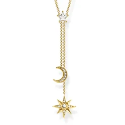 Thomas Sabo Halsband Stjärna & Måne Guld – KE1900-414-14
