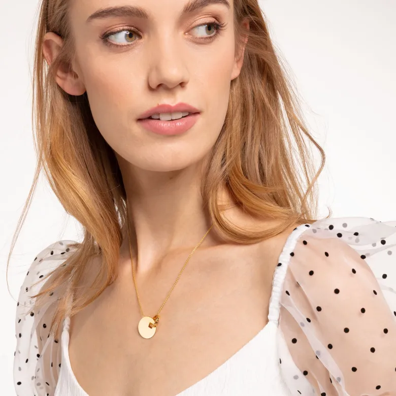 Thomas Sabo Halsband Together-Mynt med Ring Guld – KE1947-413-39 (MEGA KAMPANJ)