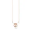 Thomas Sabo Halsband Tree of Love med vita stenar roséguld – KE2126-416-14