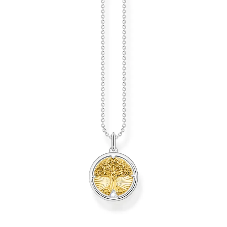 Thomas Sabo Halsband Tree of Love guld – KE2137-849-7