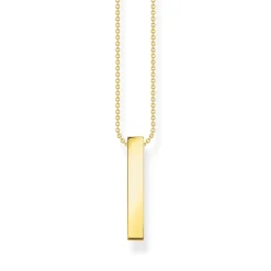 Thomas Sabo Halsband vita stenar pavé Guld- KE2113-414-14