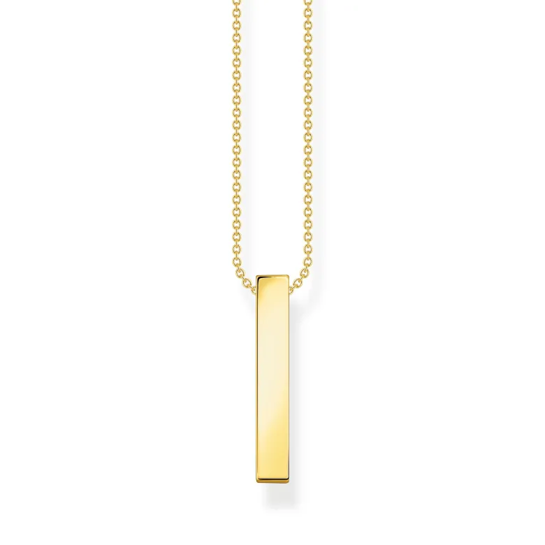 Thomas Sabo Halsband vita stenar pavé Guld- KE2113-414-14