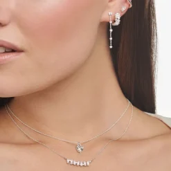 Thomas Sabo Halsband vita stenar silver – KE2095-051-14 (MEGA KAMPANJ)