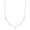Thomas Sabo Halsband Vita Stenar Silver – KE2071-051-14