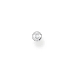 Thomas Sabo Individuellt Stiftörhängen Vit Sten Silver – H2130-051-14