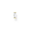 Thomas Sabo Individuellt Stiftörhängen Baguette Vit Sten Guld – H2185-414-14