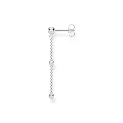 Thomas Sabo Individuellt Örhängen Kulor Med Vita Stenar Silver – H2149-051-14 (MEGA KAMPANJ)