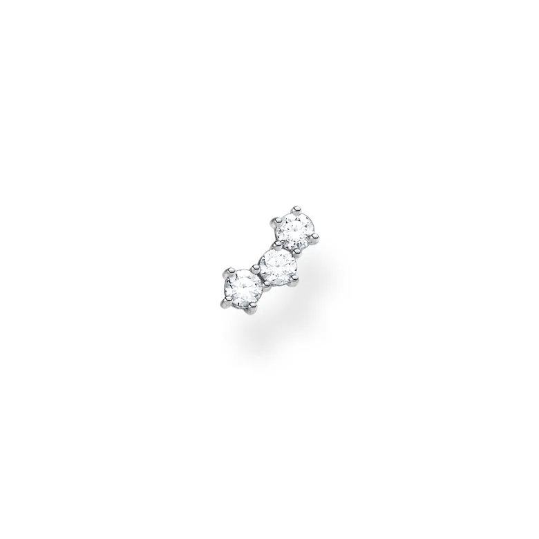 Thomas Sabo Individuellt Stiftörhängen Vita Stenar Silver – H2132-051-14