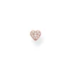 Thomas Sabo Individuellt Stiftörhängen Hjärta Med Pavé Roséguld- H2145-416-14 (MEGA KAMPANJ)