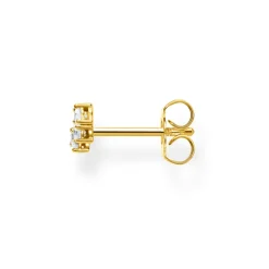 Thomas Sabo Individuellt Stiftörhängen Vita Stenar Guld – H2132-414-14