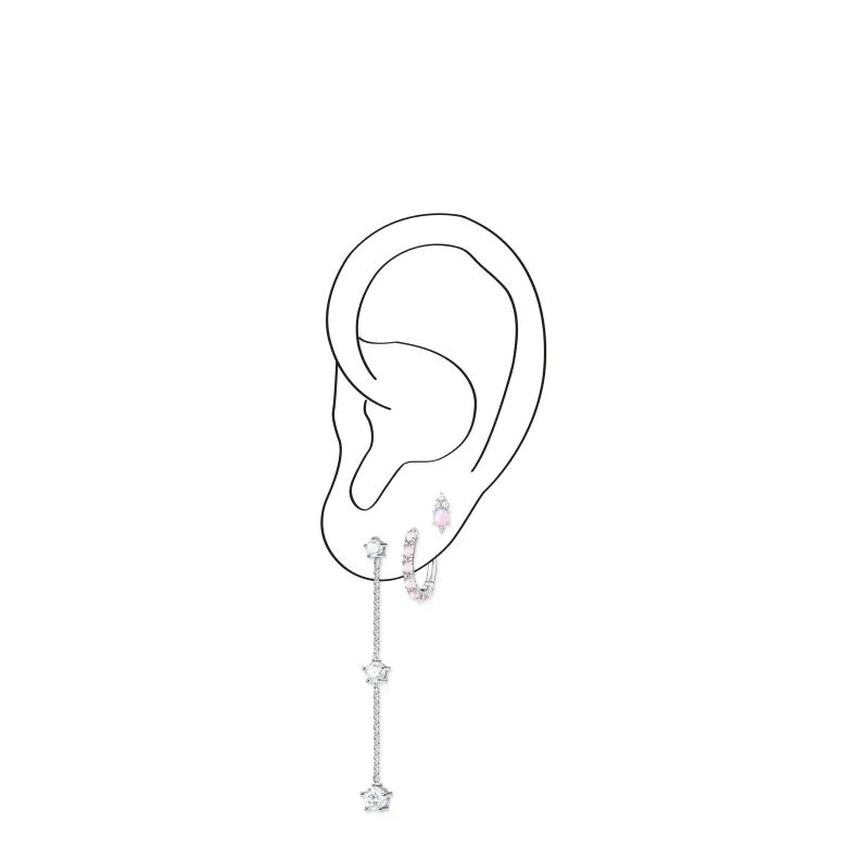 Thomas Sabo Individuellt Örhängen Vita Stenar Guld – H2150-414-14