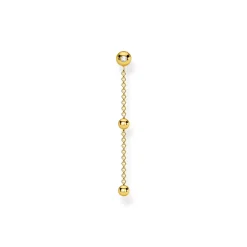 Thomas Sabo Individuellt Örhängen Kulor Med Vita Stenar Guld – H2149-414-14