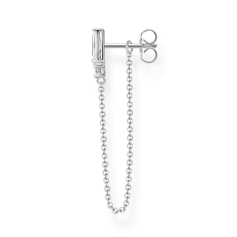 Thomas Sabo Individuellt Örhängen Vit Sten Silver – H2183-051-14