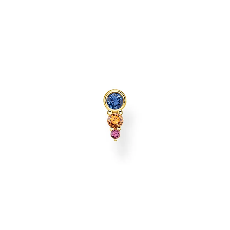Thomas Sabo Individuellt Stiftörhängen Stenar I Färg Guld – H2143-488-7
