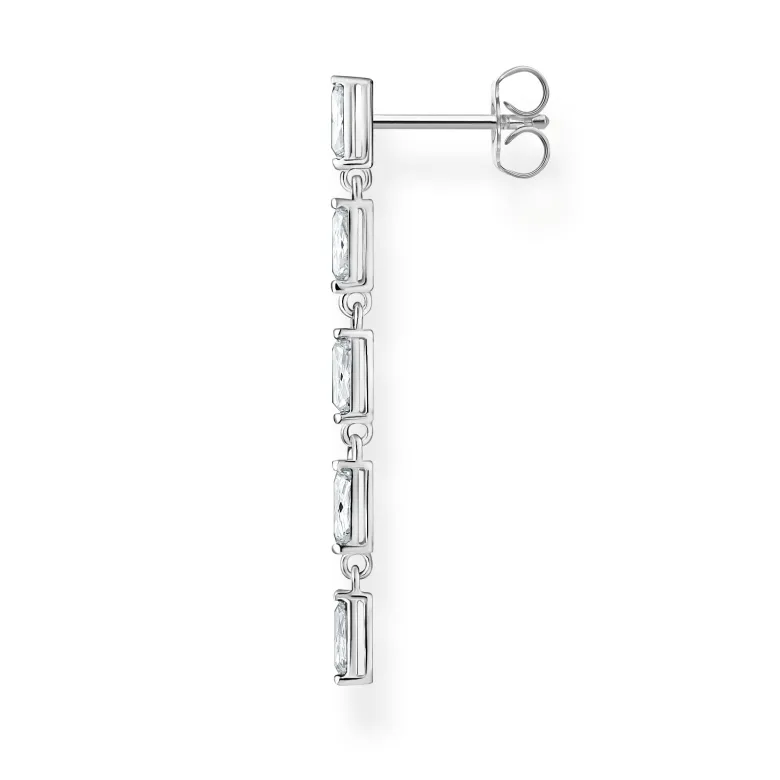Thomas Sabo Individuellt Örhängen Vit Stenar Silver – H2184-051-14 (MEGA KAMPANJ)