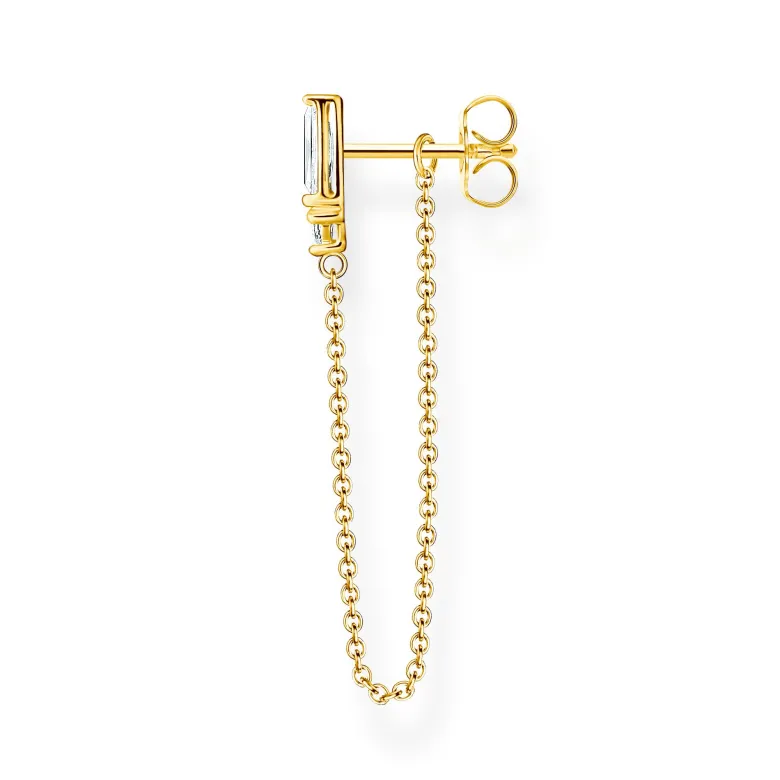 Thomas Sabo Individuellt Örhängen Vit Sten Guld – H2183-414-14