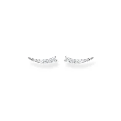 Thomas Sabo Örhängen Öronklättrare Vita Stenar Silver – H2158-051-14
