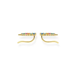 Thomas Sabo Örhängen Öronklättrare Stenar I Färg Guld – H2158-488-7