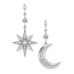 Thomas Sabo Örhängen Royalty Stjärna & Måne Silver – H2026-643-14 (MEGA KAMPANJ)