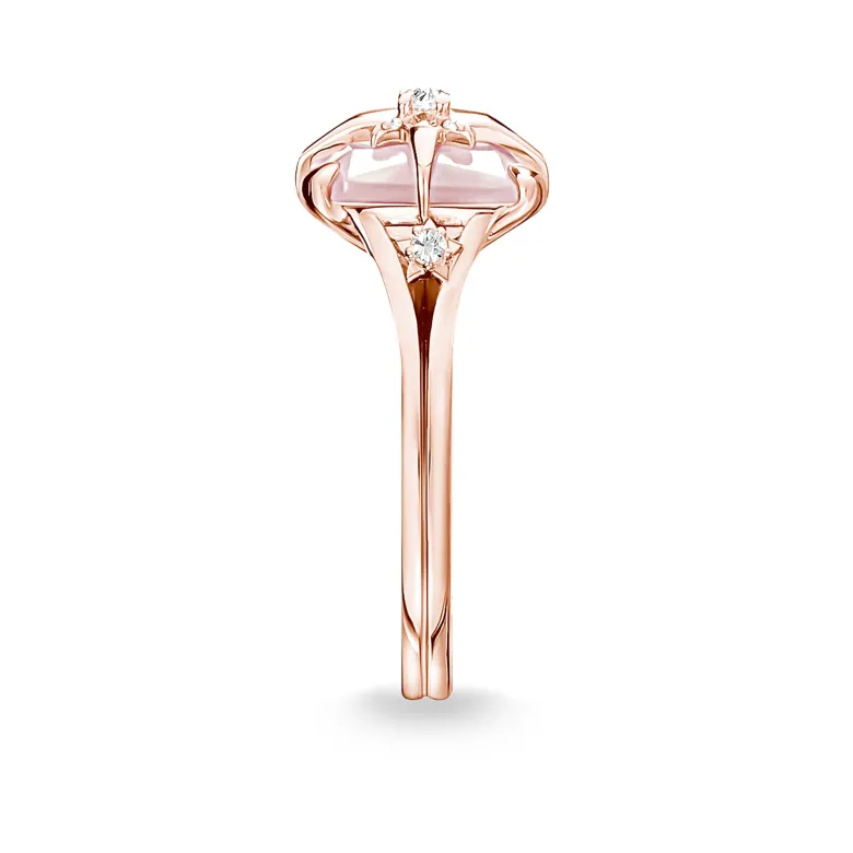 Thomas Sabo Ring Rosa Sten Med Stjärna – TR2288-417-9