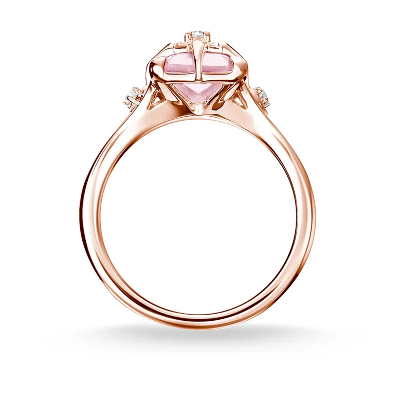 Thomas Sabo Ring Rosa Sten Med Stjärna – TR2288-417-9