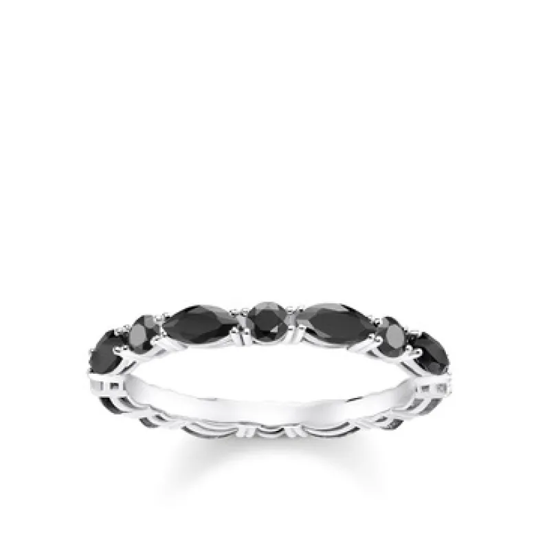 Thomas Sabo Ring Svarta Stenar – TR2185-051-11