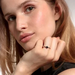 Thomas Sabo Ring Svarta Stenar Silver – TR2268-643-11