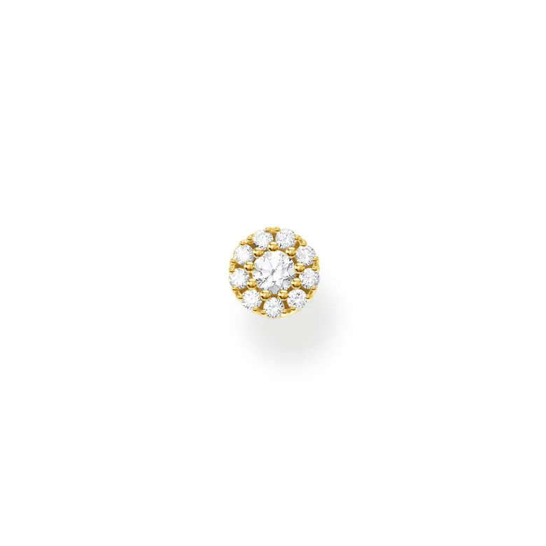 Thomas Sabo Stiftörhängen Individuellt Vita Stenar Guld – H2141-414-14