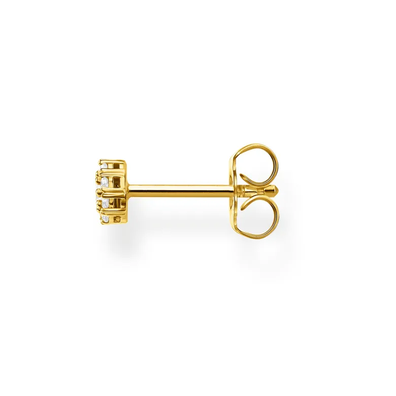 Thomas Sabo Stiftörhängen Individuellt Vita Stenar Guld – H2141-414-14
