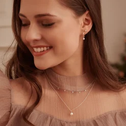 Thomas Sabo Stiftörhängen individuellt vit sten silver – H2148-051-14
